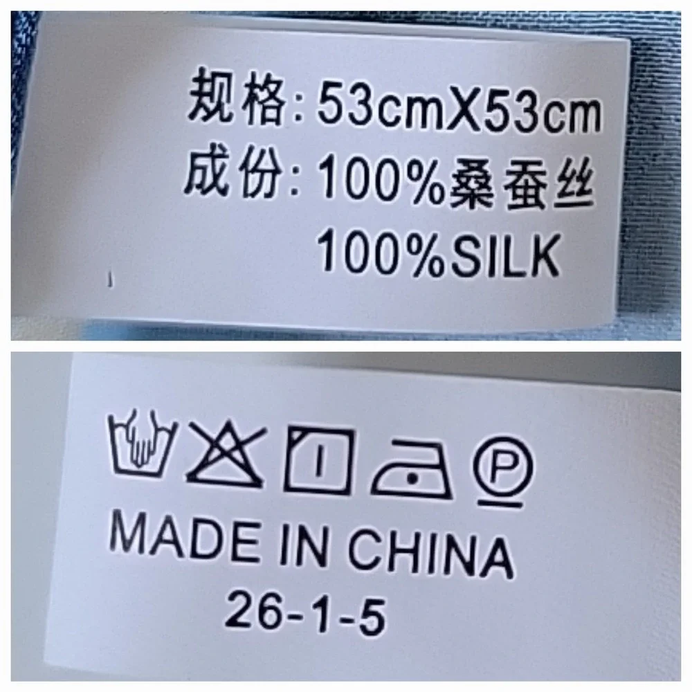 Silk Chiffon Square Scarf 20